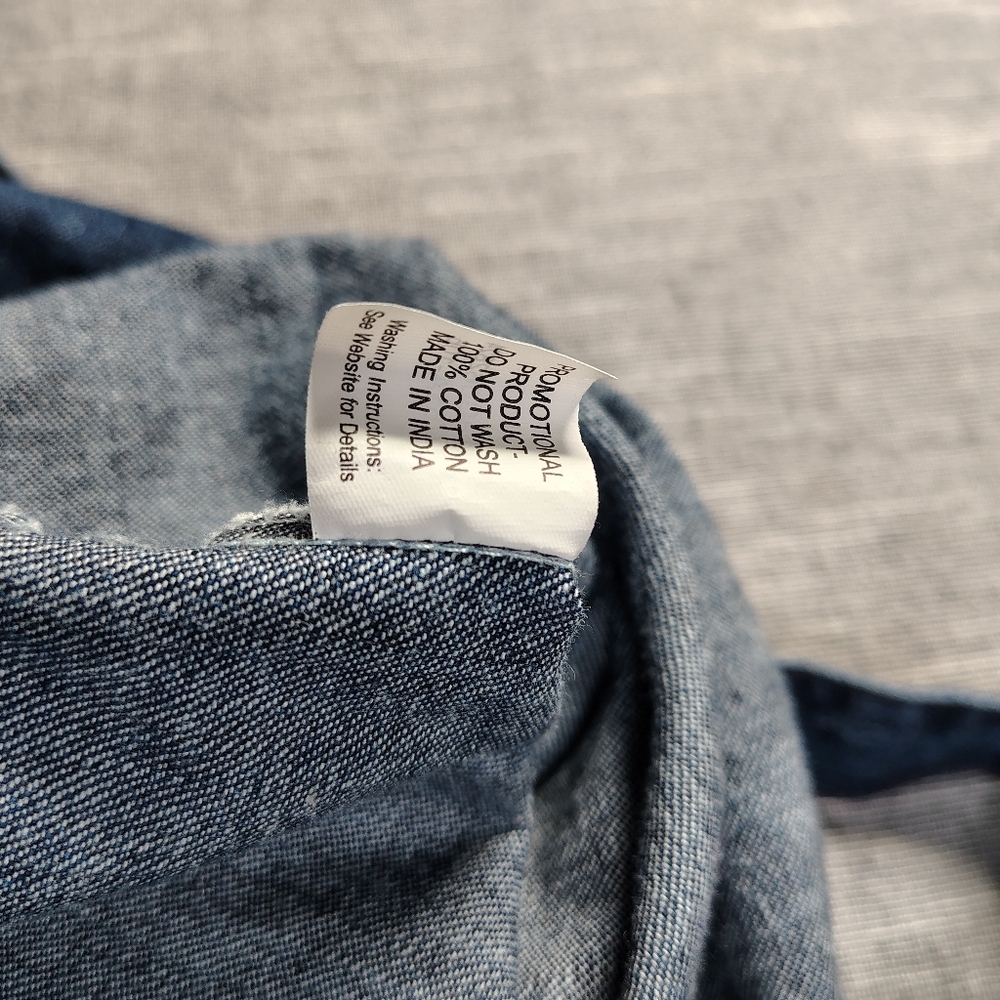 Sage‎ Lodge Denim Tote Bag Jean Canvas - Picture 3 of 8